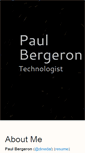 Mobile Screenshot of pauldbergeron.com